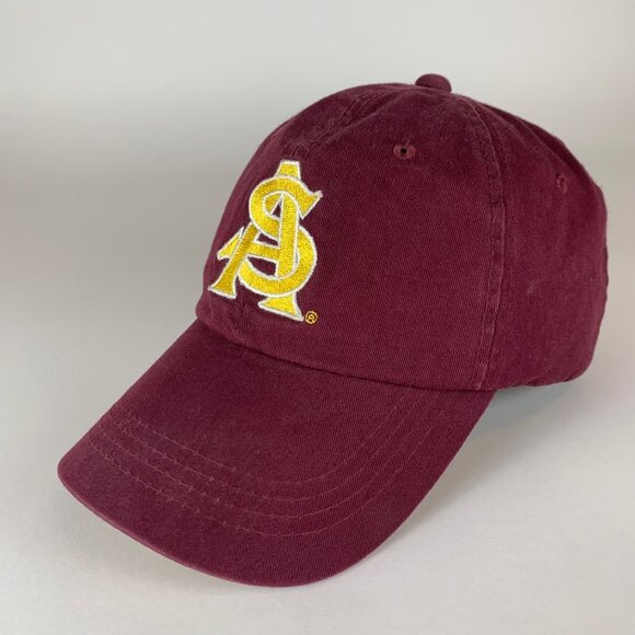 Arizona State Sun Devils NCAA Maroon Signatures Relaxed Fit Strapback Hat - Picture 1 of 6